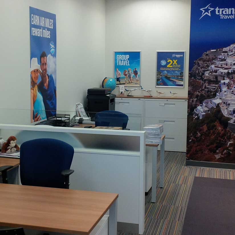 Transat Travel Office Interior